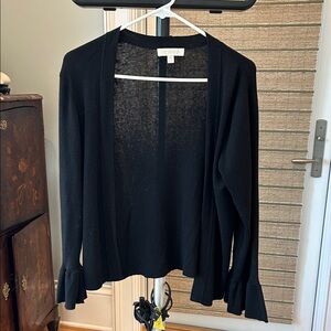 Etcetera Black Cardigan with Flared Sleeves